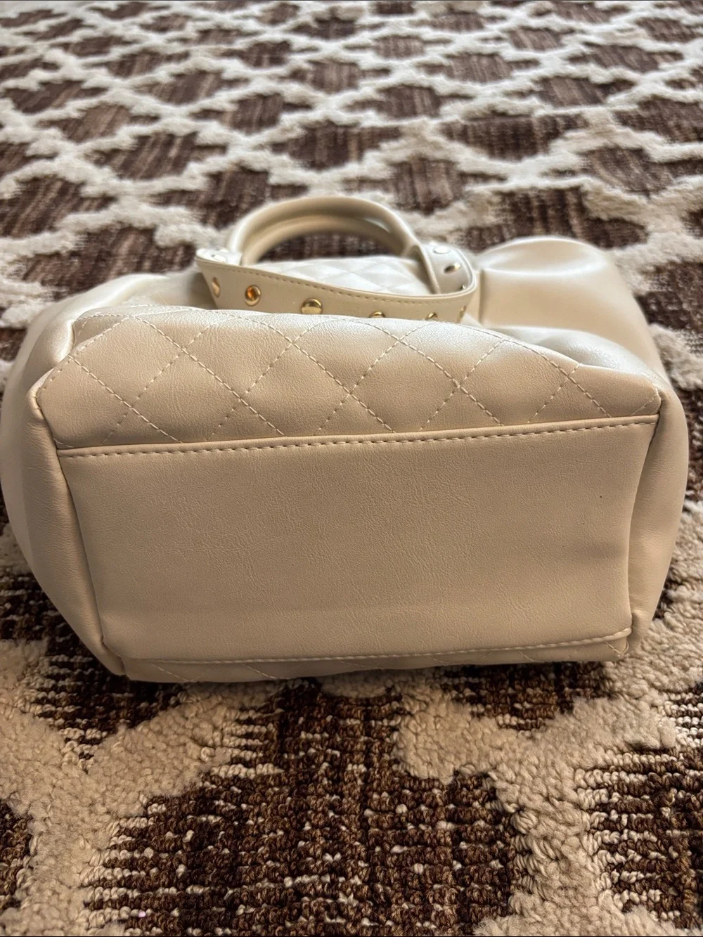 Rampage quilted cream